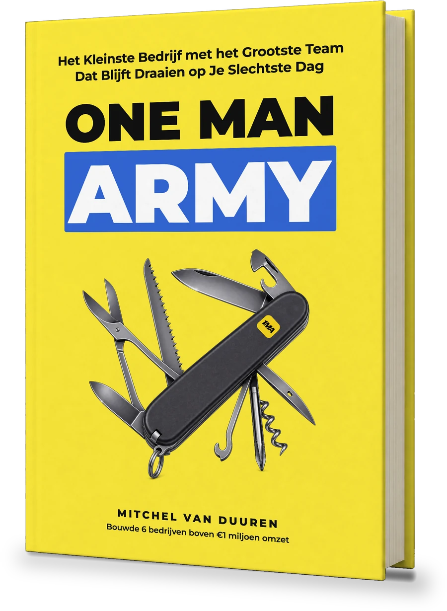 One Man Army, het boek van Mitchel van Duuren